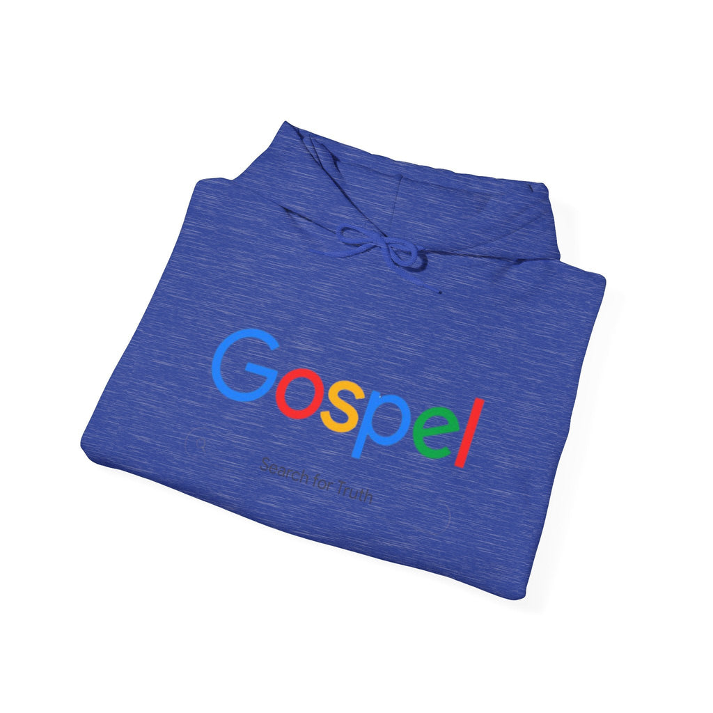 Gospel Hoodie — "Search for Truth" Christian Faith Pullover Printify
