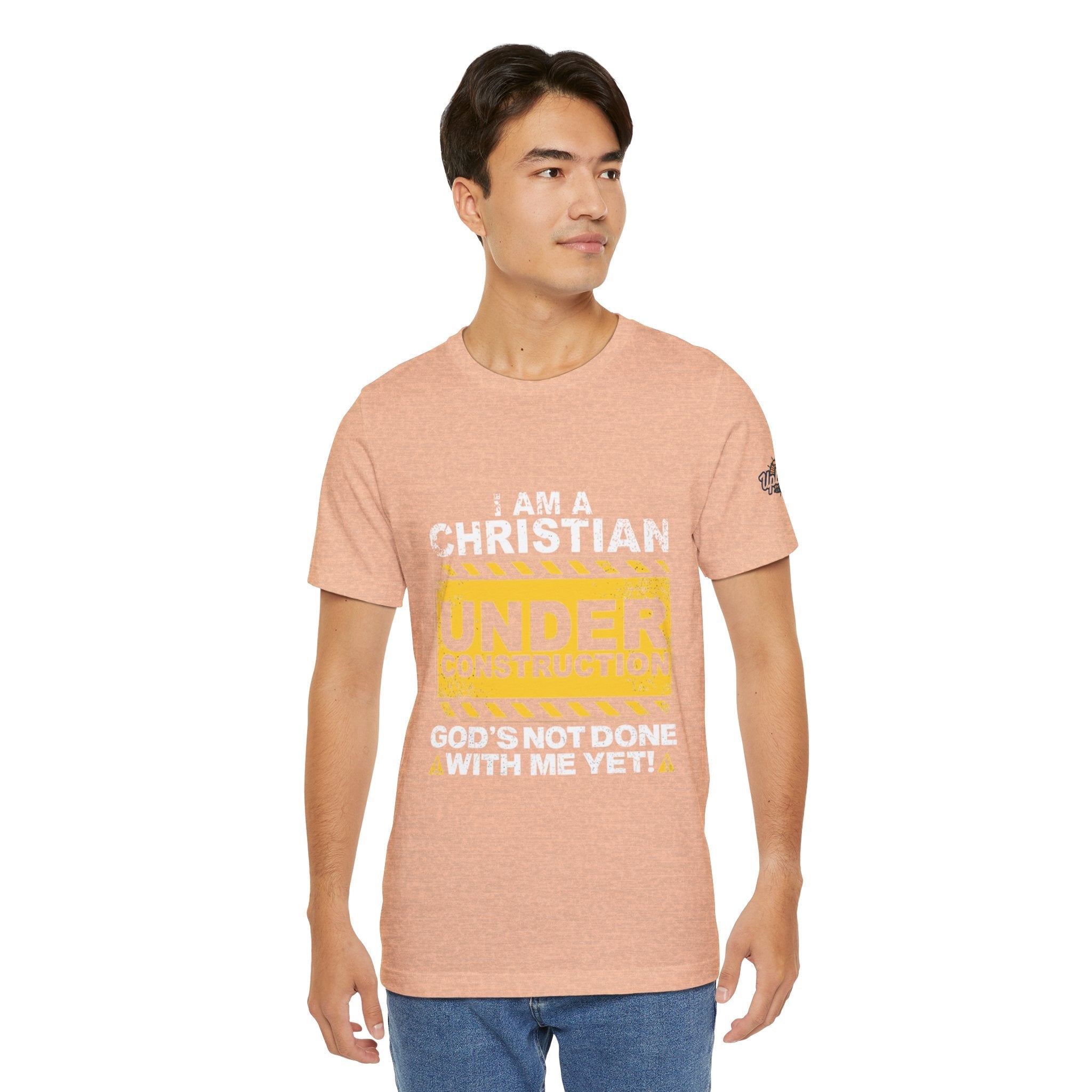 Christian Under Construction T-shirt | God Is Not Done With Me Yet T-shirt Printify