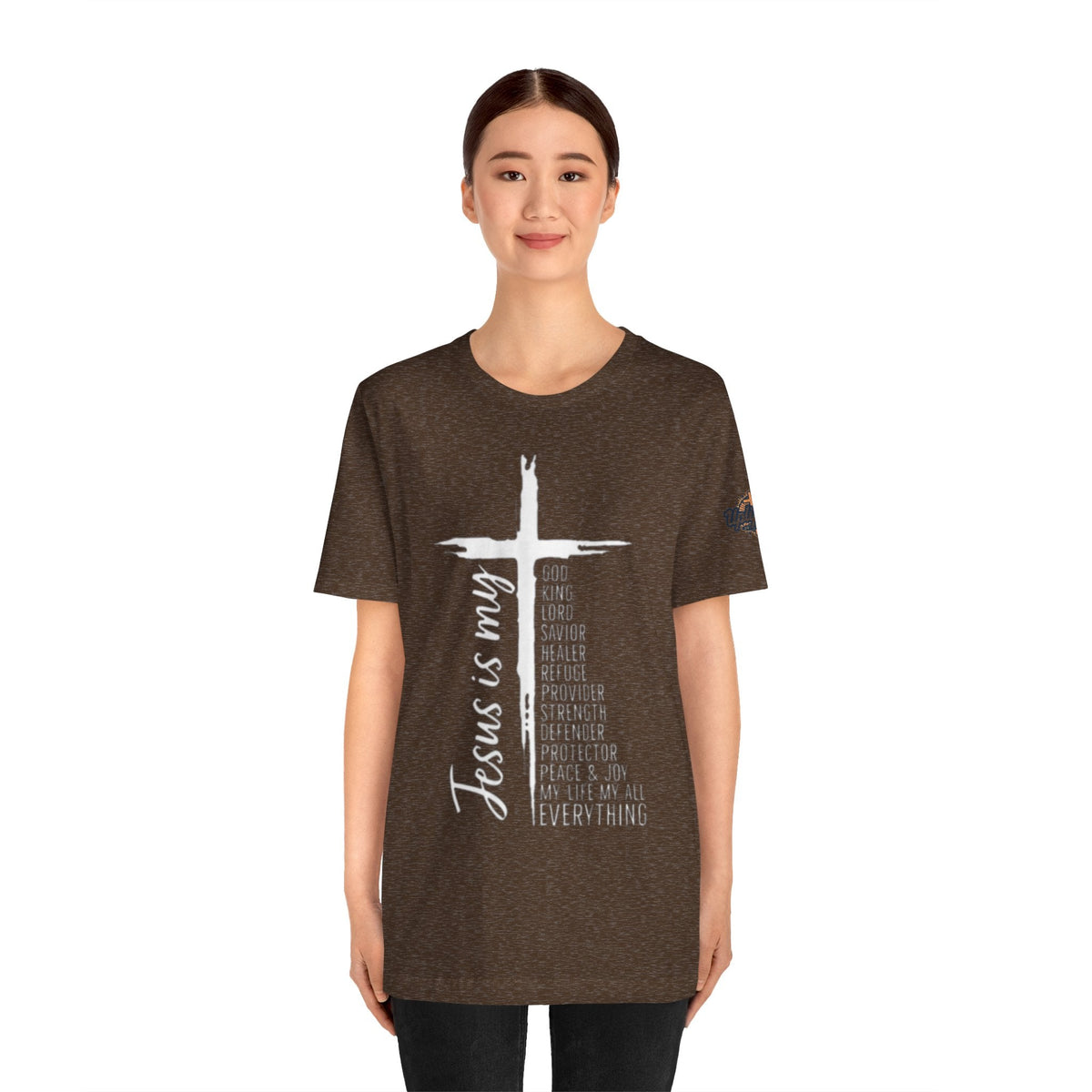 Jesus Is My Everything T-shirt – Cross List God King Lord Savior Christian T-shirt for Total Surrender Faith Printify