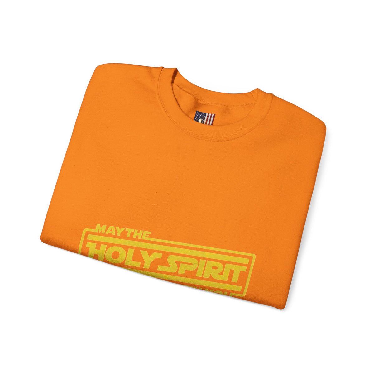 May the Holy Spirit Be With You Sweatshirt - Christian Star Wars Parody Sweatshirt Printify