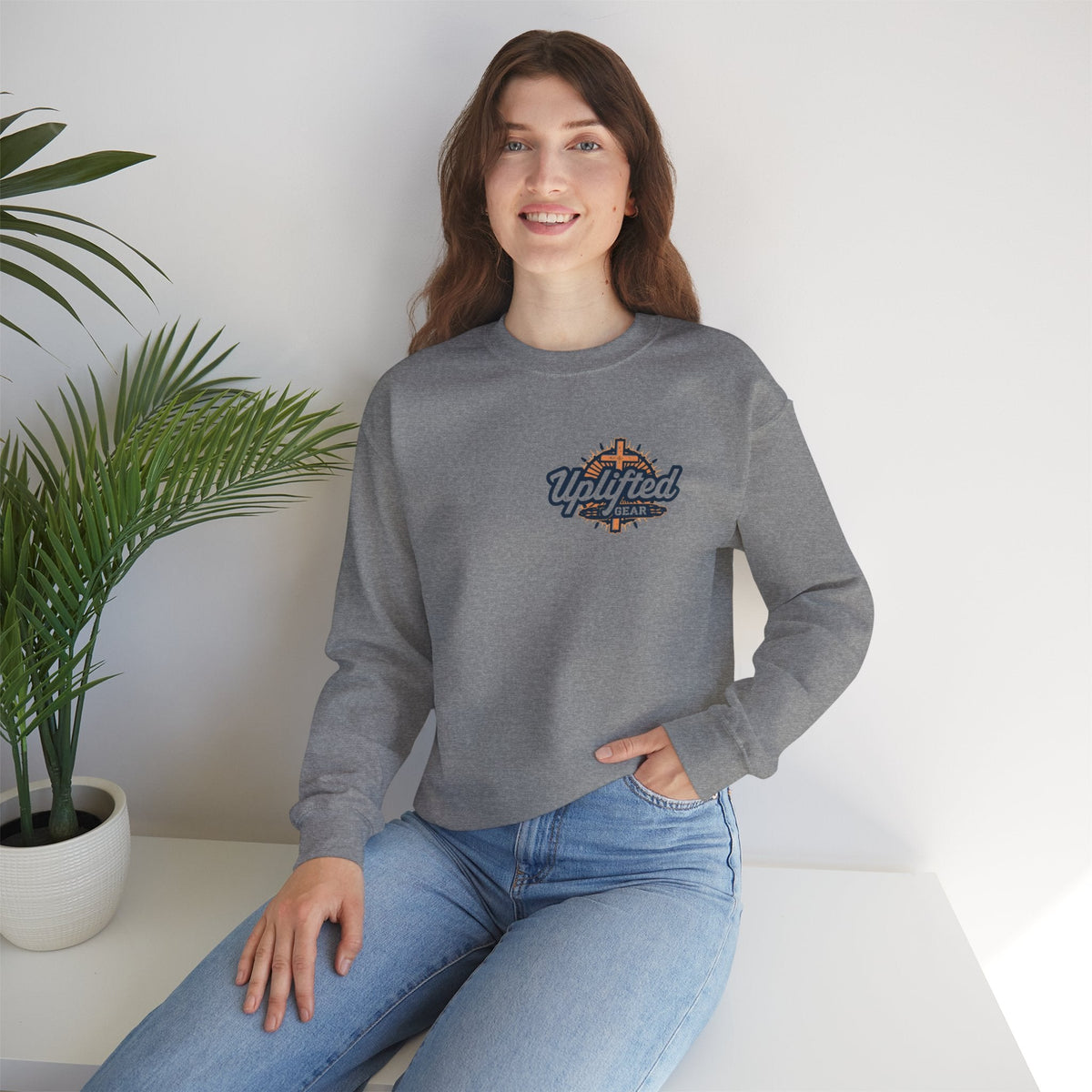 Trust in the Lord Sweatshirt – Autumn Tree Proverbs 3:5 Christian Sweatshirt for Cozy Faith Printify