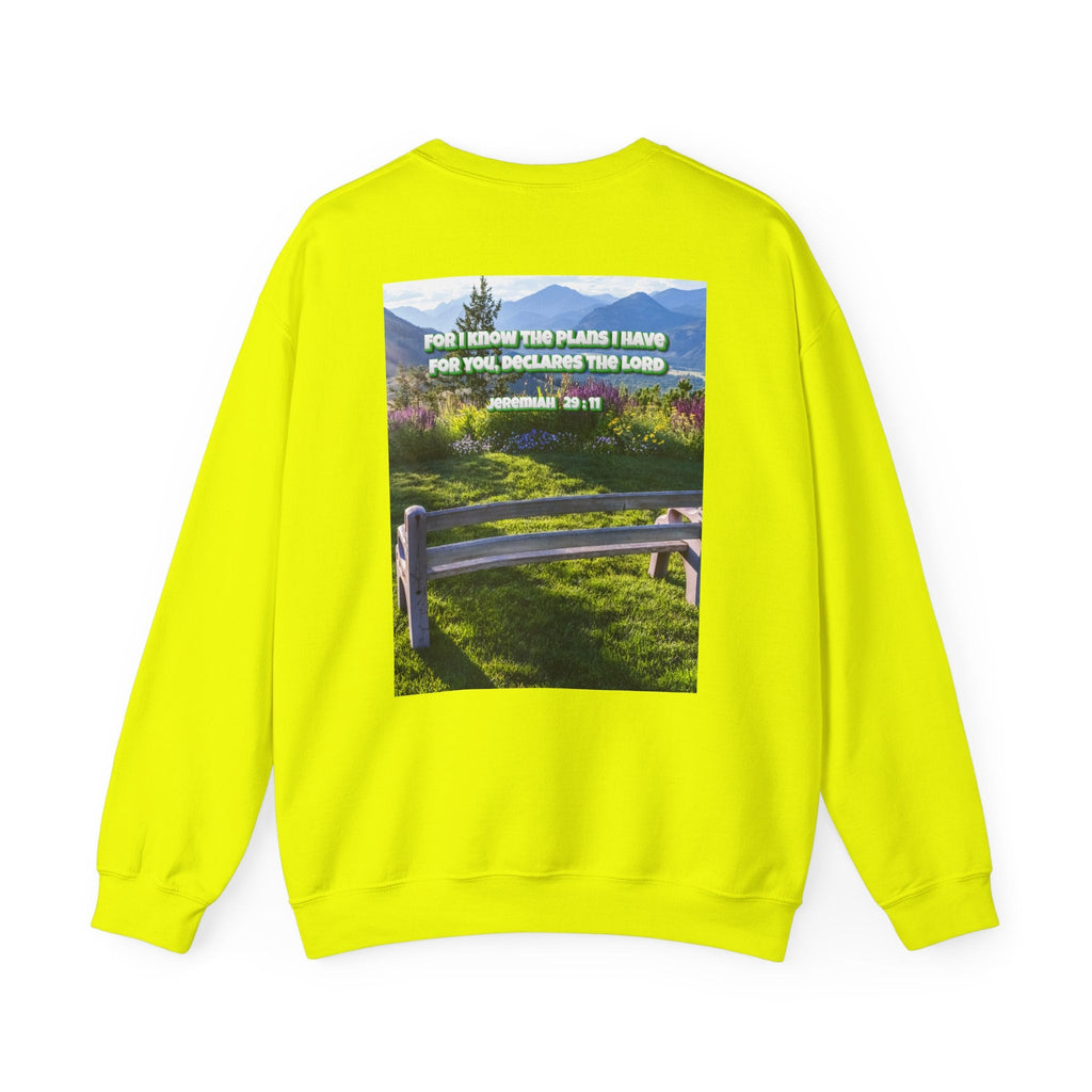 Bible Verse Unisex Heavy Blend™ Crewneck Sweatshirt -  Jeremiah 29 : 11 Printify