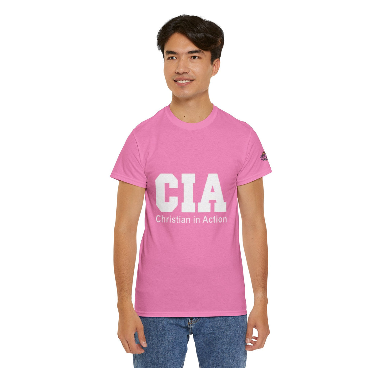 CIA Christian in Action T-shirt - Funny Faith Parody T-shirt - Mission Ready Apparel Printify