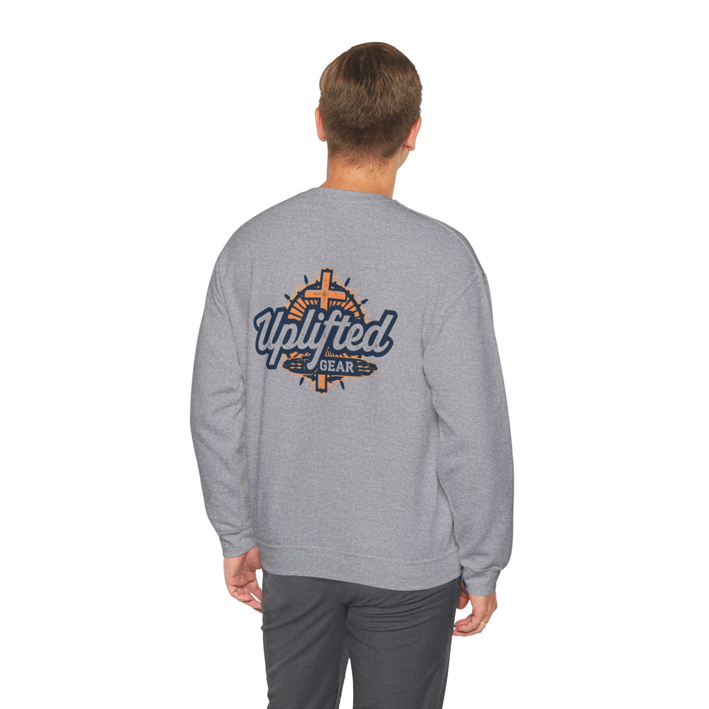 Uplifted Gear Christian Logo Sweatshirt Printify