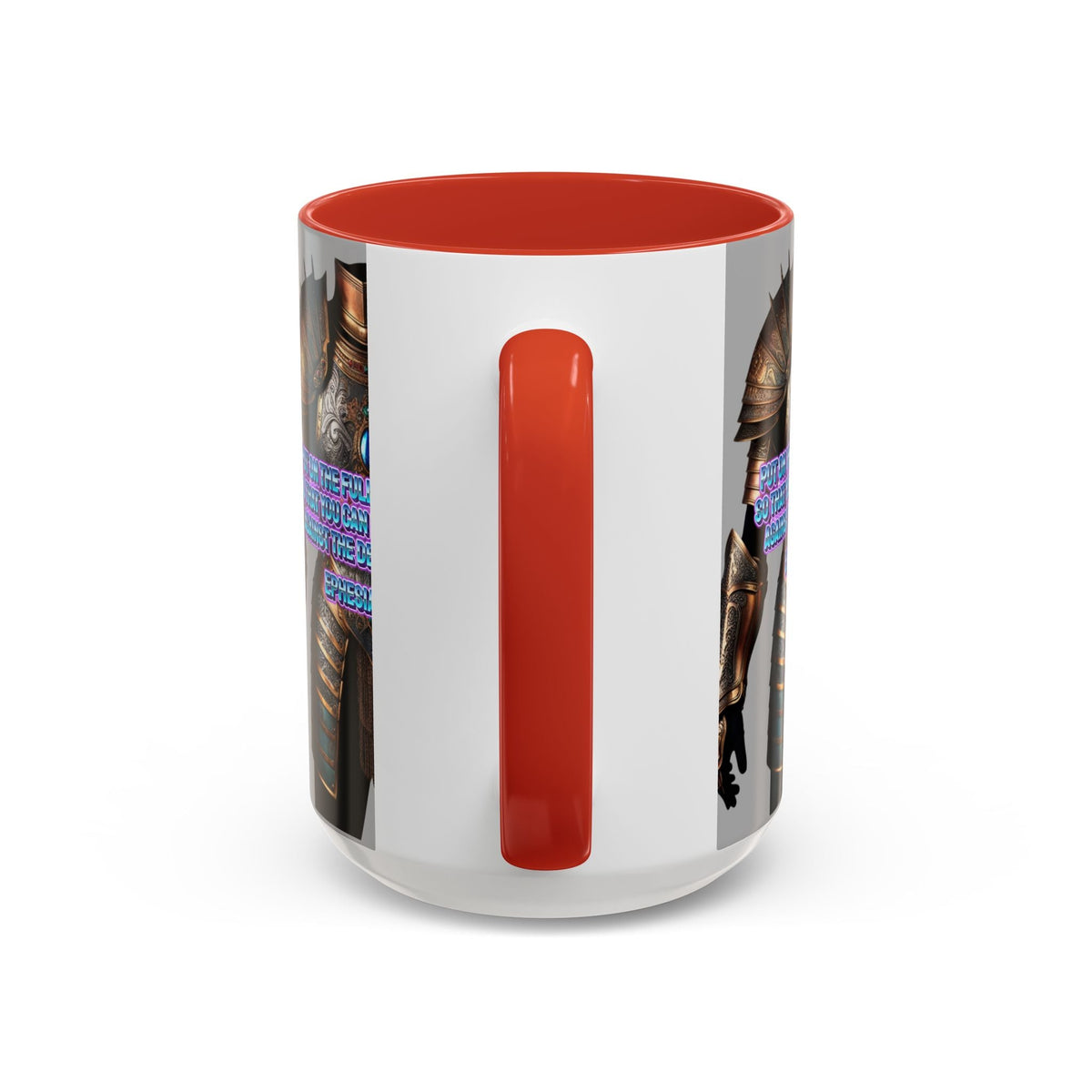 Religious Graphic Armor Of God Design - Accent Coffee Mug (11, 15oz) Printify