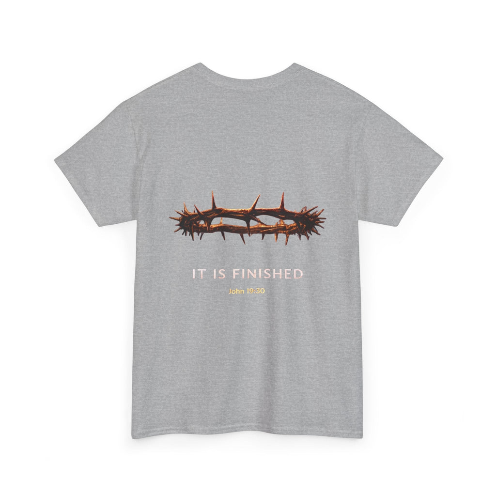 It Is Finished Crown of Thorns Tee — Christian John 19:30 Faith Shirt Printify