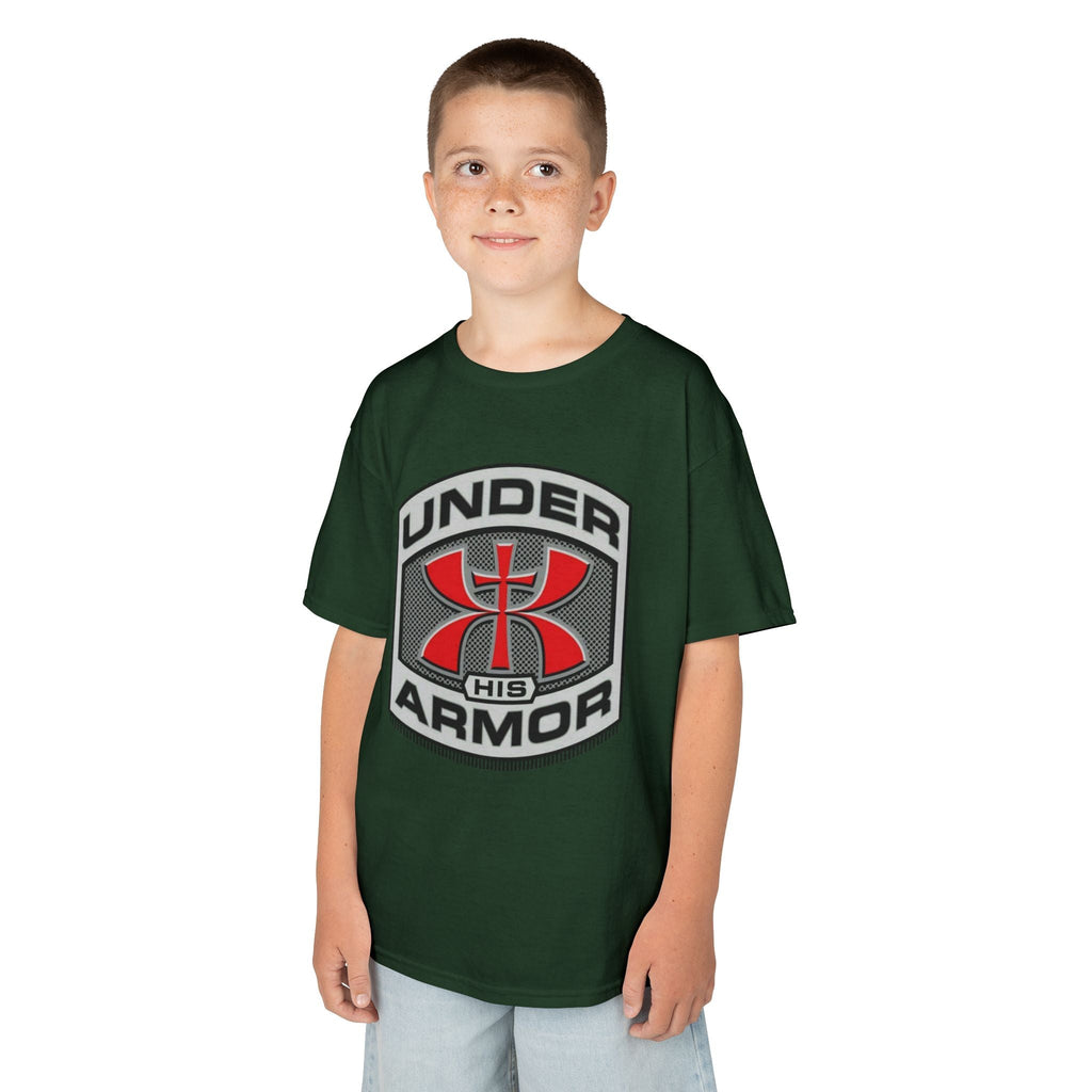 Under HIS Armor Christian T-Shirt — Faith-Inspired Under Armour Style Printify