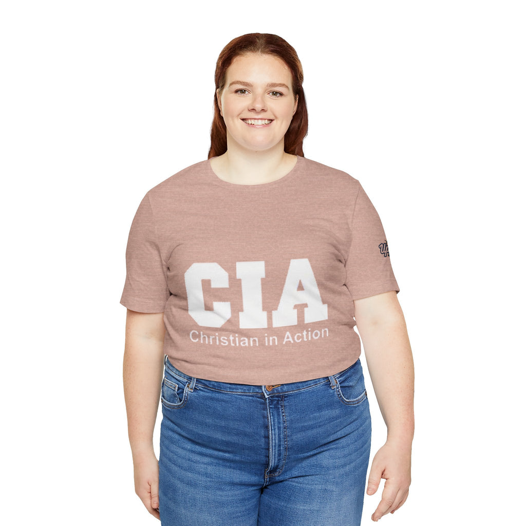 CIA Christian in Action T-shirt - Funny Faith Parody T-shirt - Mission Ready Apparel Printify