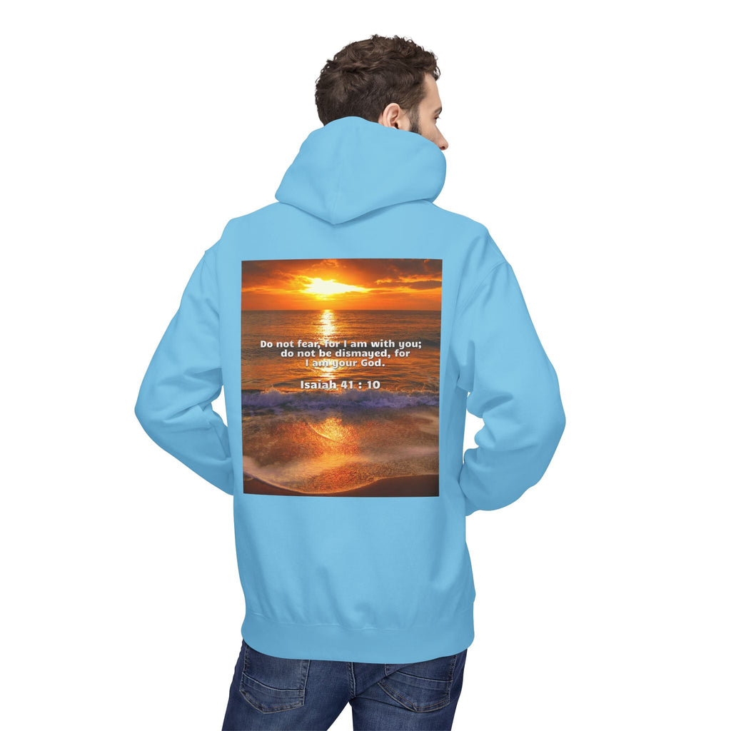 Hoodie - Isaiah 41:10 Bible Verse Religious Design Printify