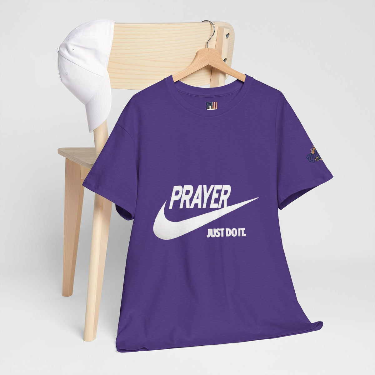 Prayer Just Do It T-shirt - Funny Christian Nike Parody T-shirt - Faith Gear Printify