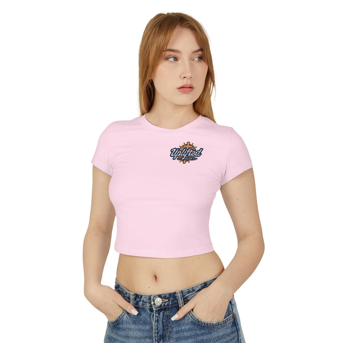 Women's Baby Tee - Isaiah 41:10 Bible Verse Religious Design Printify