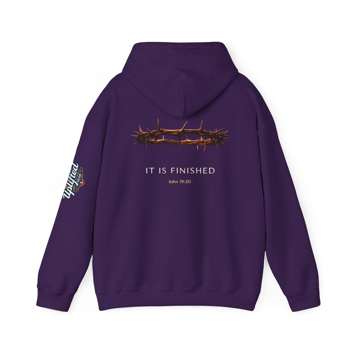 It Is Finished Crown of Thorns Hoodie — Christian John 19:30 Faith Hoodie Printify