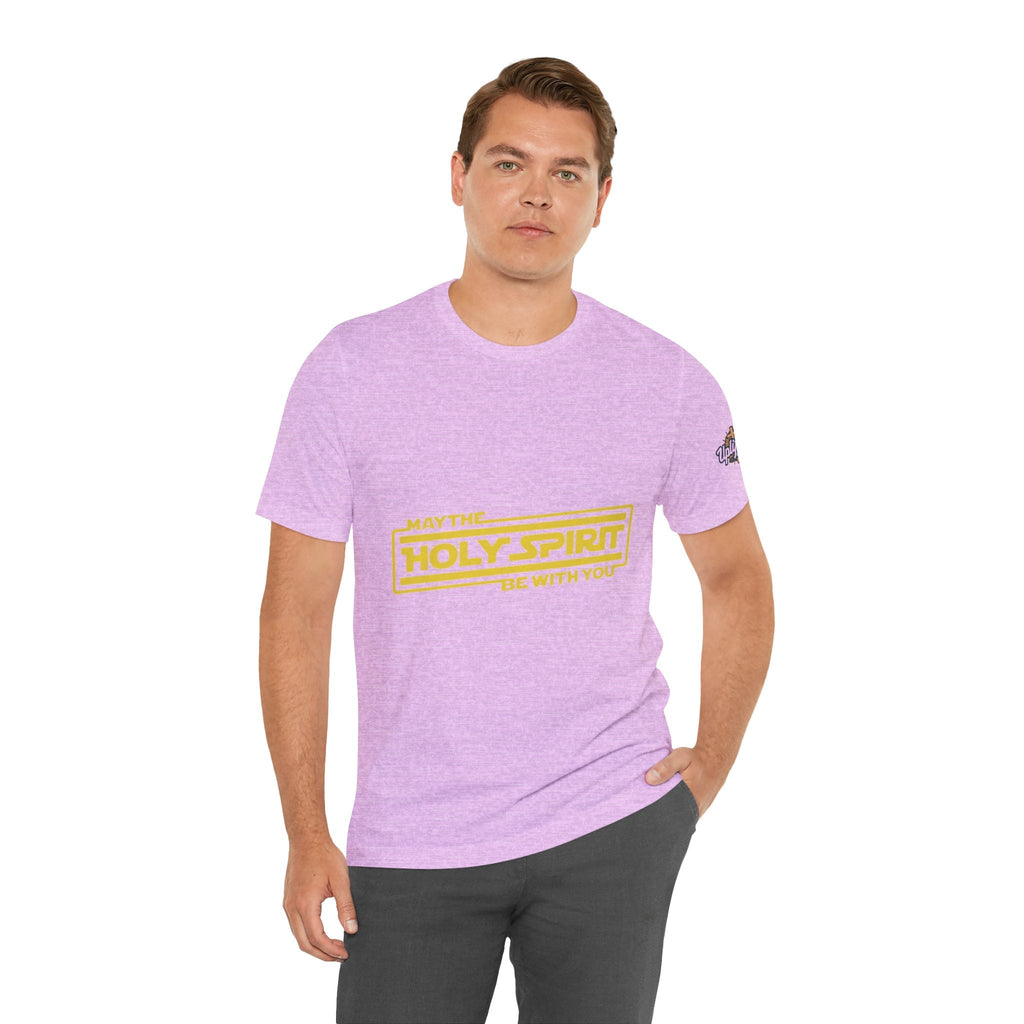 May the Holy Spirit Be With You T-shirt - Christian Star Wars Parody T-shirt Printify