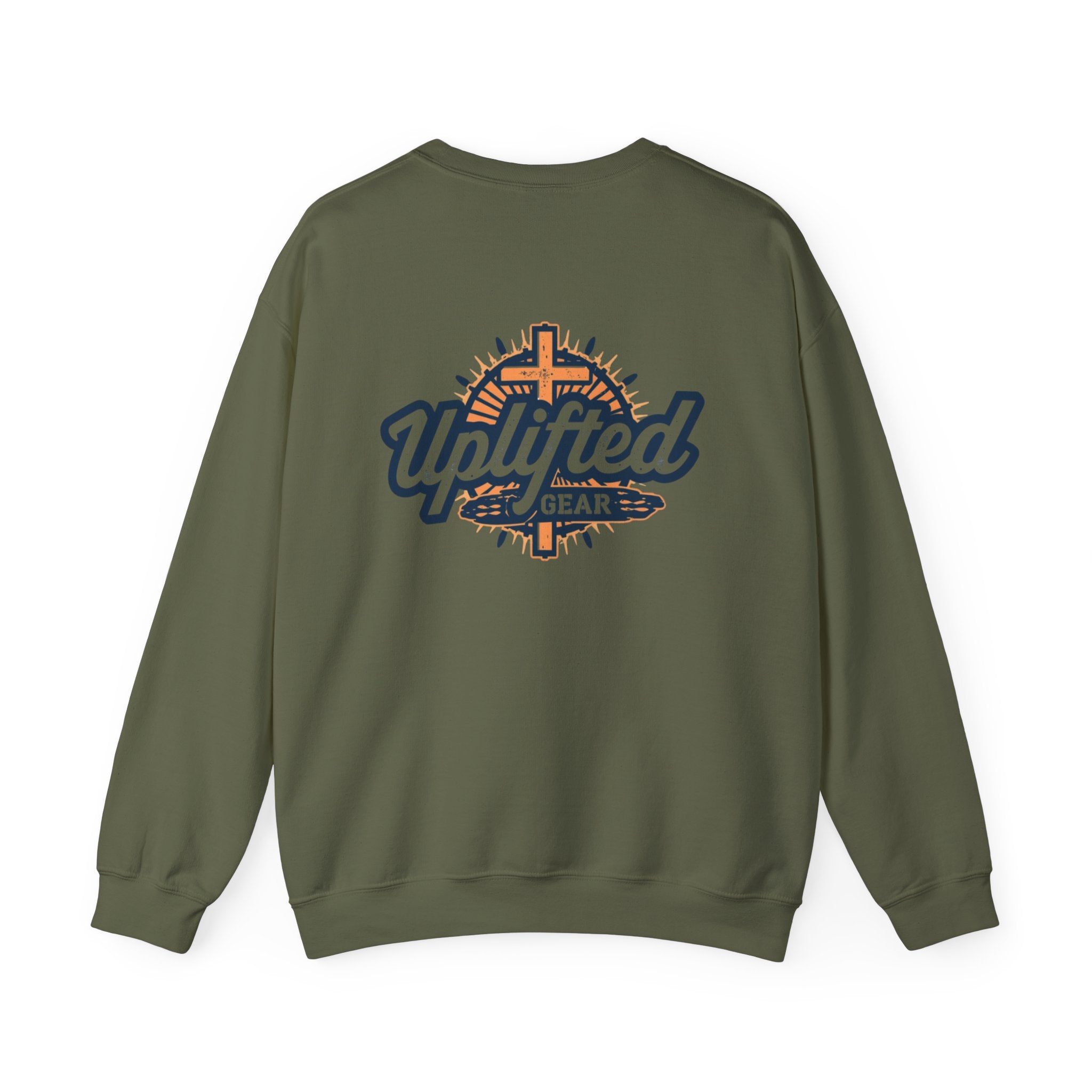 Uplifted Gear Christian Logo Sweatshirt Printify