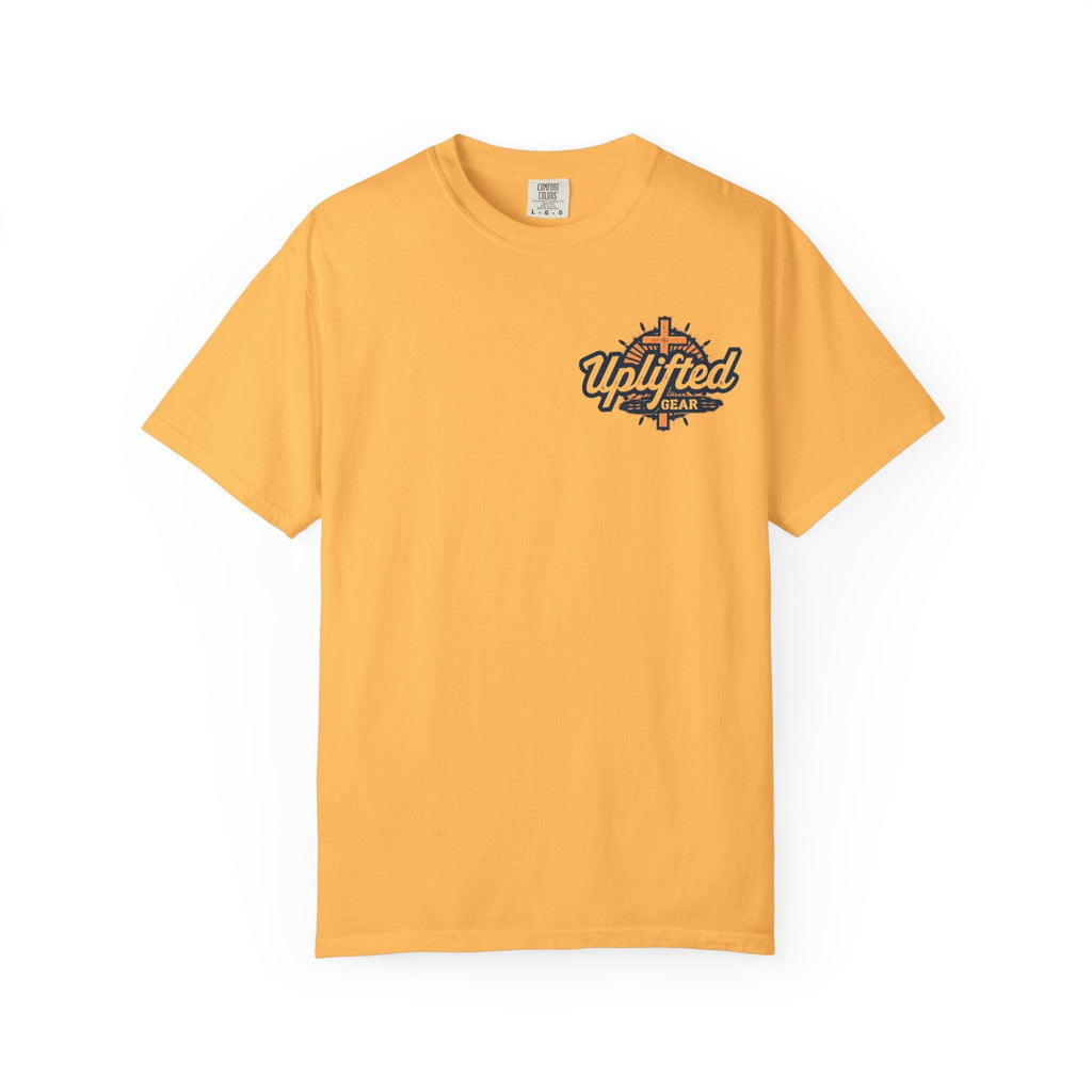 Wilderness Tested Kingdom Approved T-shirt – Mountain Desert Compass Crown Christian T-shirt for Biblical Adventure Faith Printify