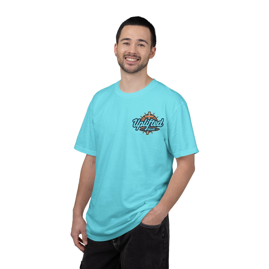 Fed Up? Give God Control, HE Delivers - Funny Christian T-shirt - Faith Parody T-shirt Printify