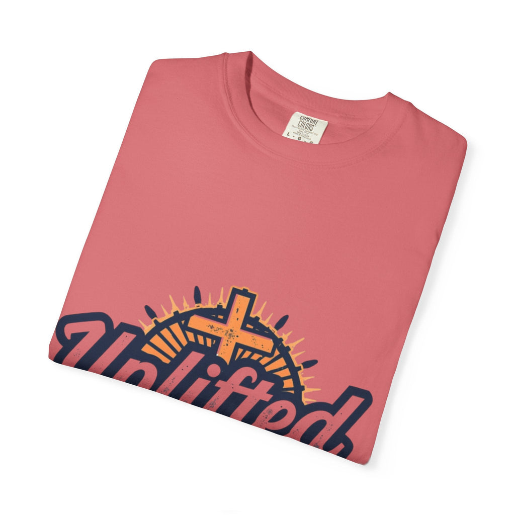 Uplifted Gear Christian T-Shirt – Bold Logo Faith Tee for Inspired Living Printify