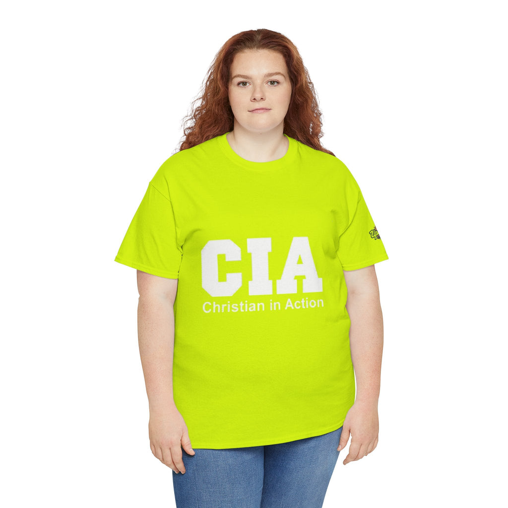 CIA Christian in Action T-shirt - Funny Faith Parody T-shirt - Mission Ready Apparel Printify