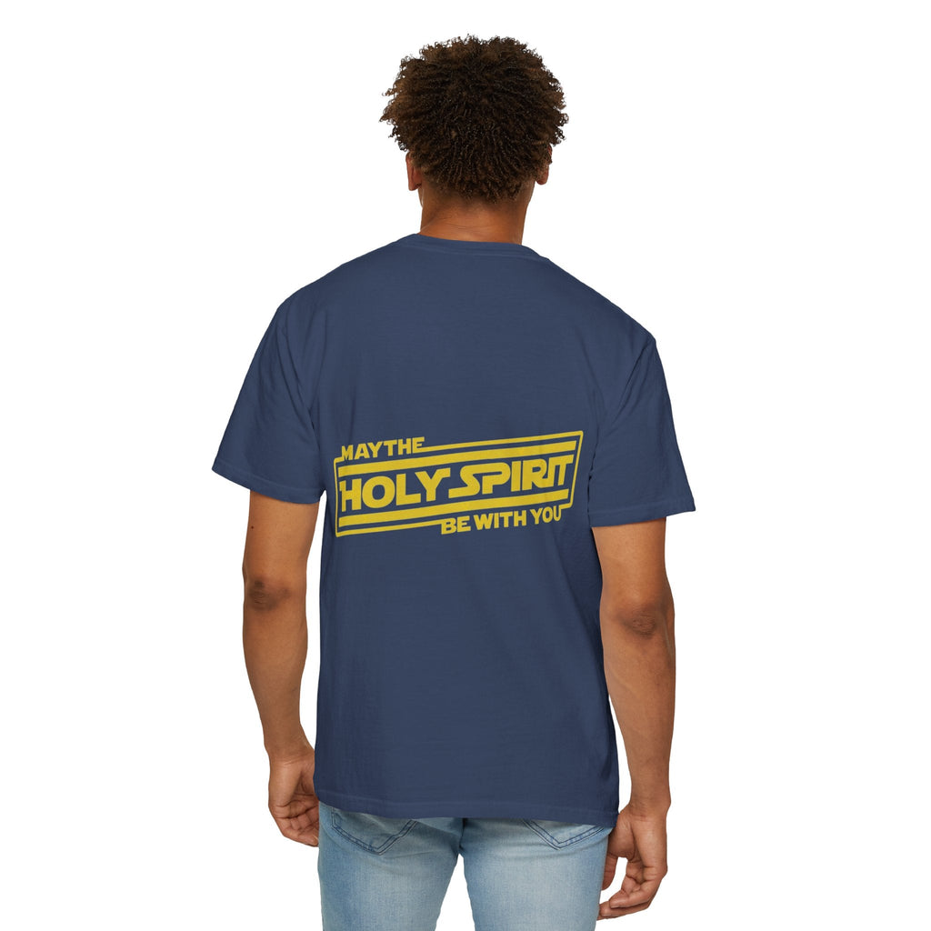 May the Holy Spirit Be With You T-shirt - Christian Star Wars Parody T-shirt Printify