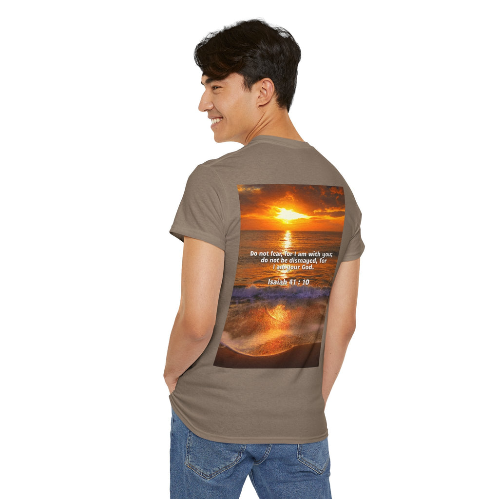 Bible Verse Unisex Tee -  Isaiah 41 : 10 Printify