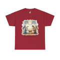 Unto Us a Child is Born T-shirt – Isaiah 9:6 Nativity Manger Scene Christian Christmas T-shirt for Holy Night Faith Printify