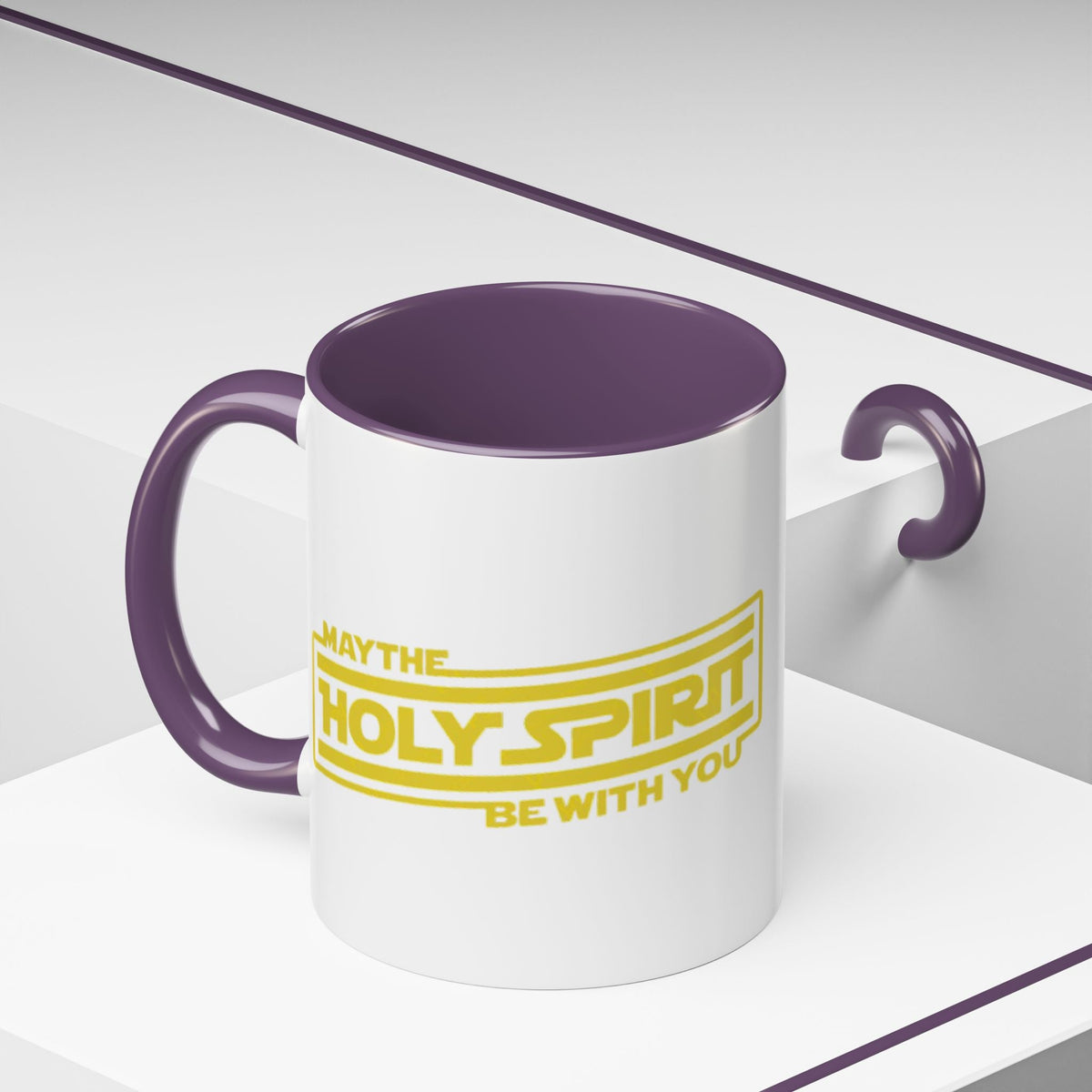 May the Holy Spirit Be With You Coffee Mug — Christian Star Wars Parody (11/15 oz) Printify