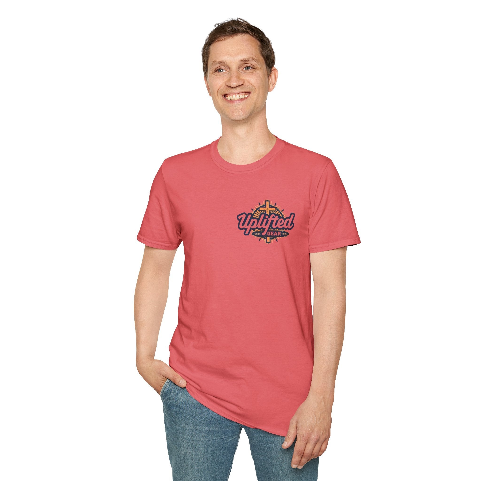 Religious Graphic Tee with Armor Of God Design - Unisex Softstyle T-Shirt Printify