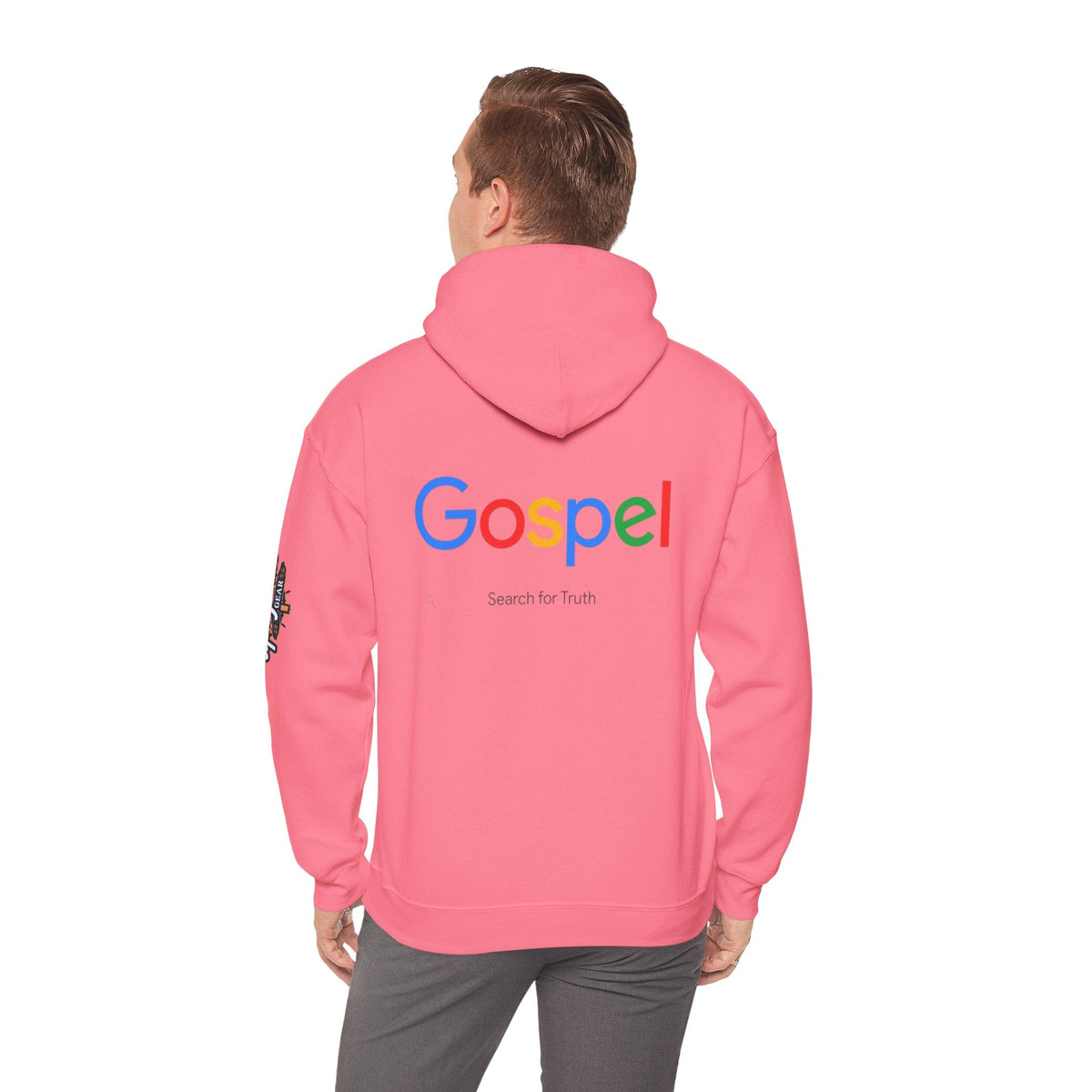Gospel Hoodie — "Search for Truth" Christian Faith Pullover Printify