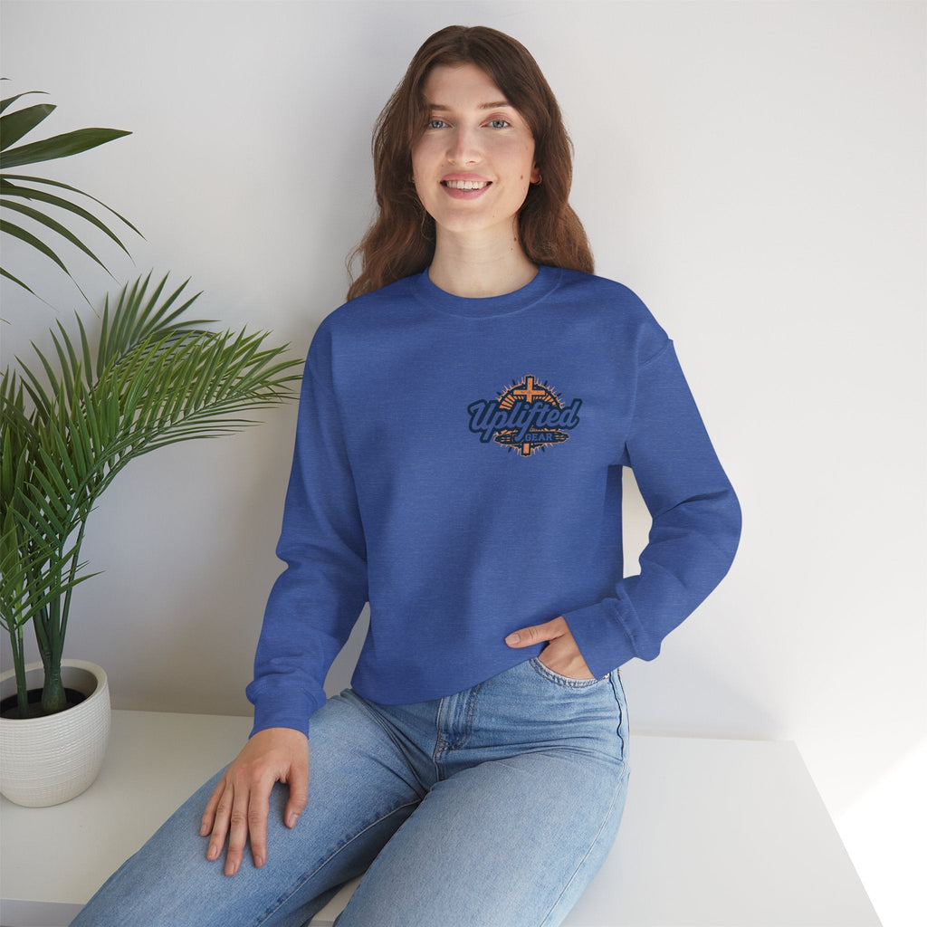 Uplifted Gear Christian Logo Sweatshirt Printify