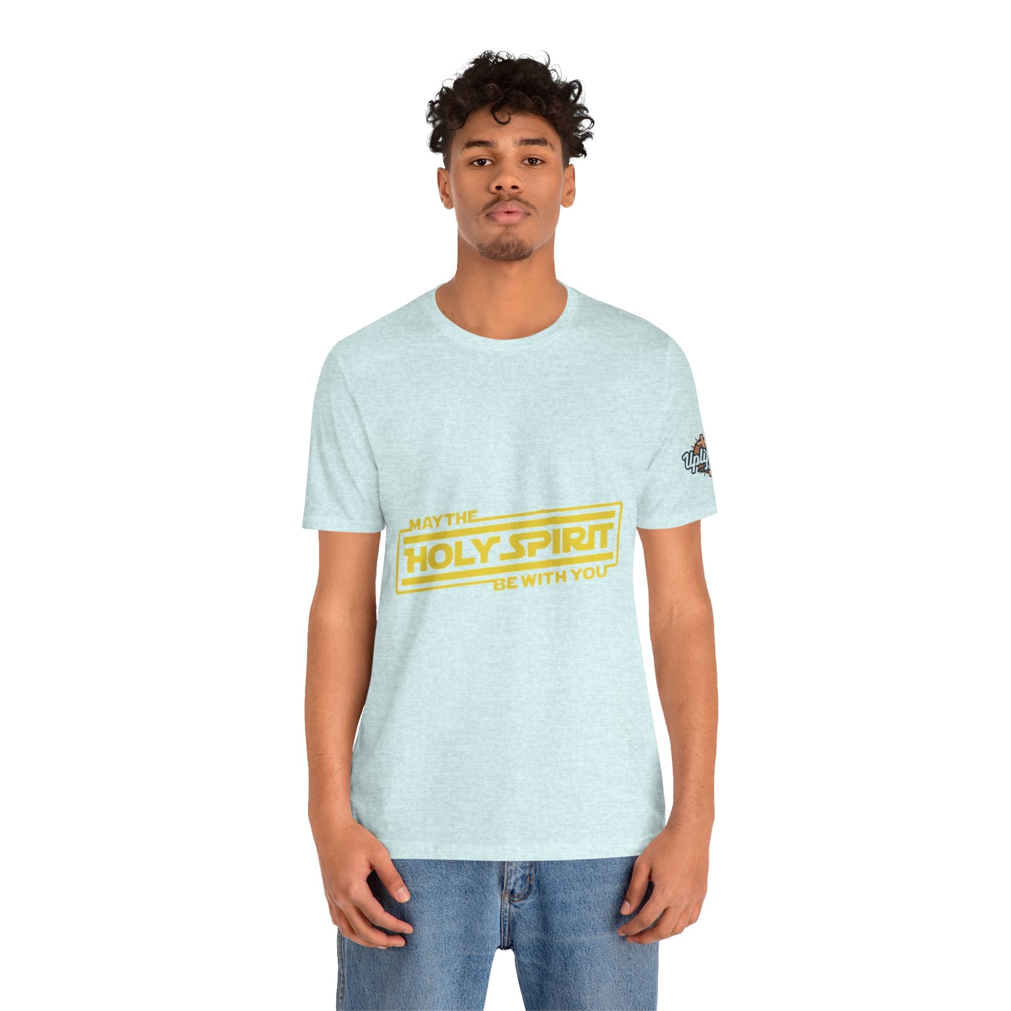 May the Holy Spirit Be With You T-shirt - Christian Star Wars Parody T-shirt Printify