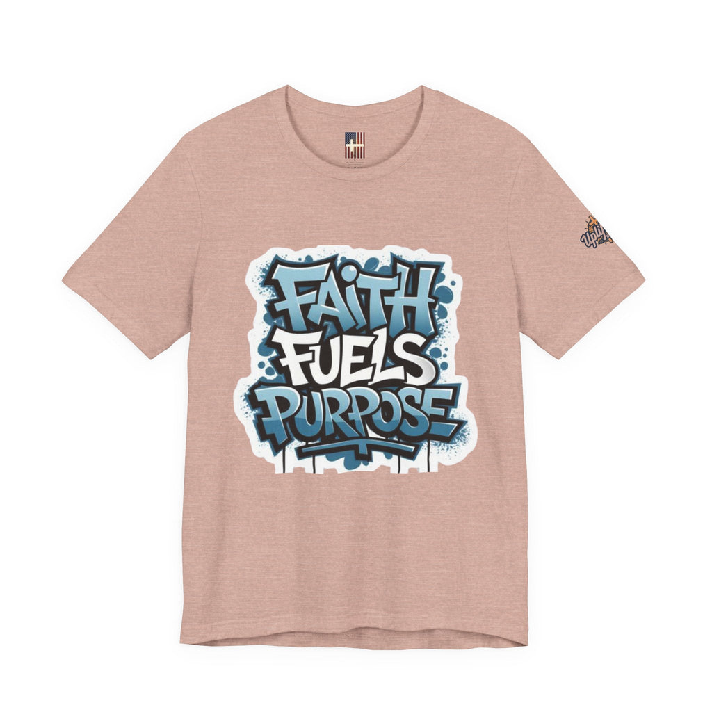 Faith Fuels Purpose T-shirt – Inspirational Christian T-shirt for Divine Drive & Unstoppable Belief Printify
