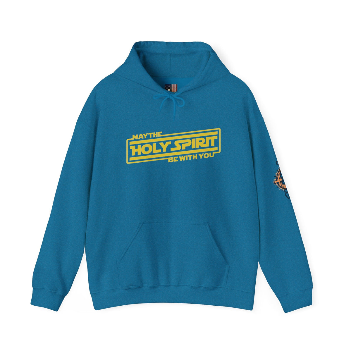 May the Holy Spirit Be With You Hoodie - Christian Star Wars Parody Hoodie Printify