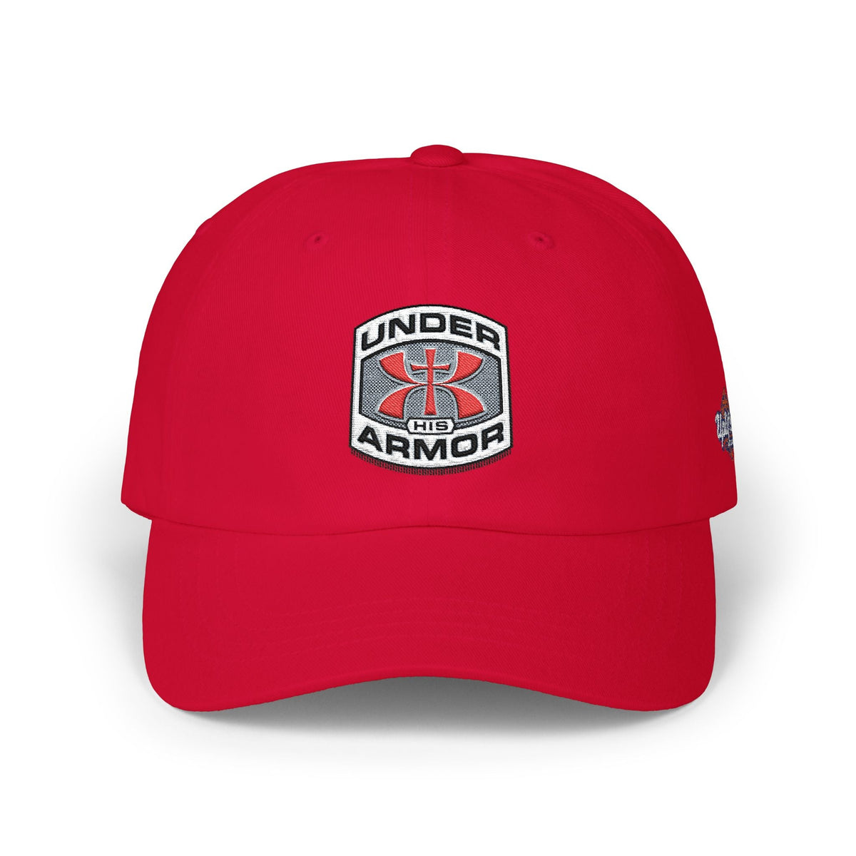 Under Armor Classic Dad Cap - Embroidered White Baseball Hat Printify