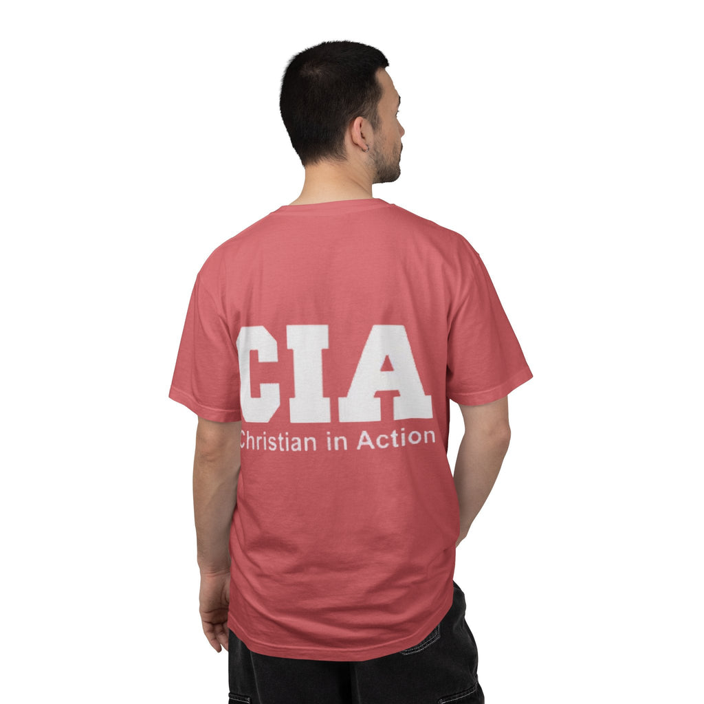 CIA Christian in Action T-shirt - Funny Faith Parody T-shirt - Mission Ready Apparel Printify