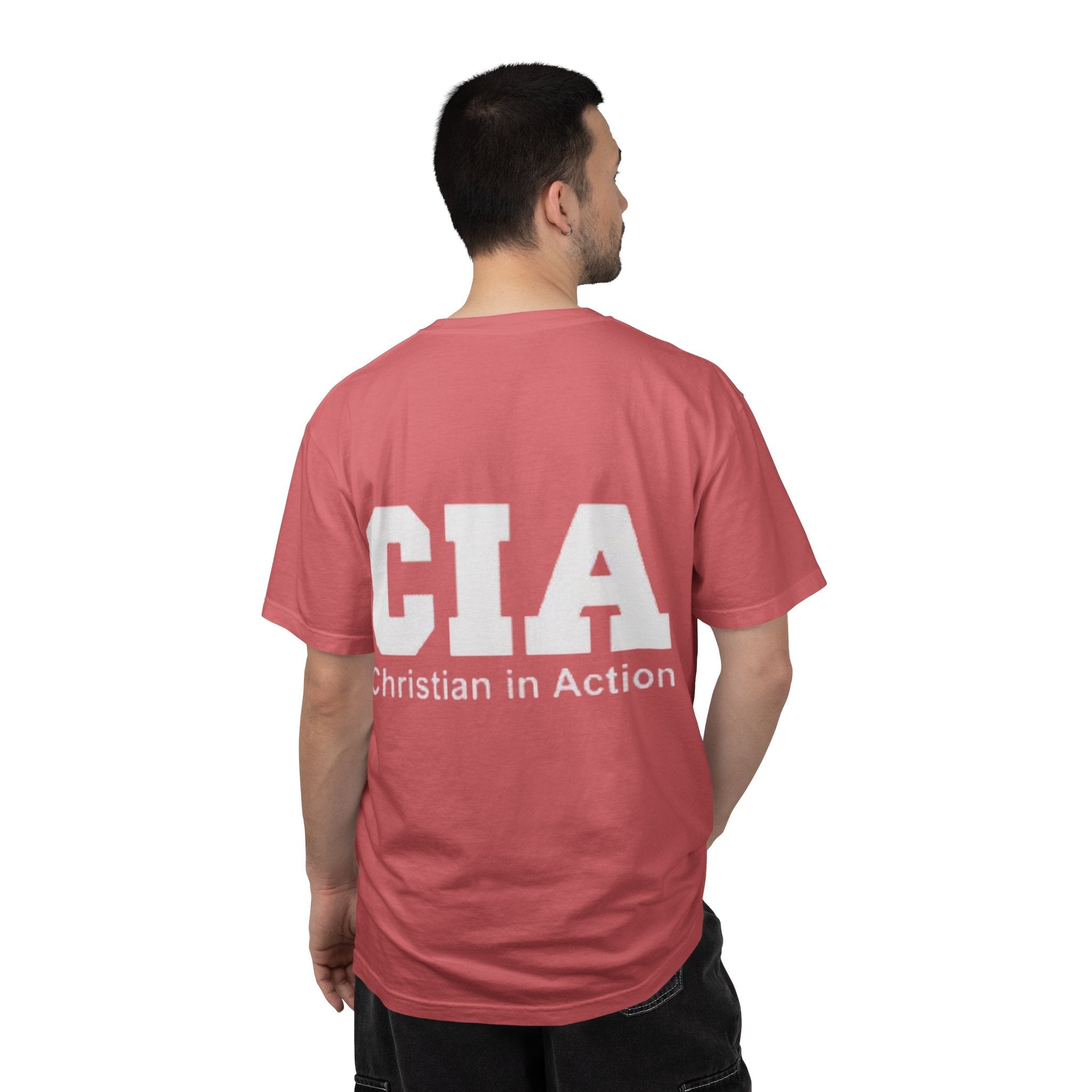 CIA Christian in Action T-shirt - Funny Faith Parody T-shirt - Mission Ready Apparel Printify
