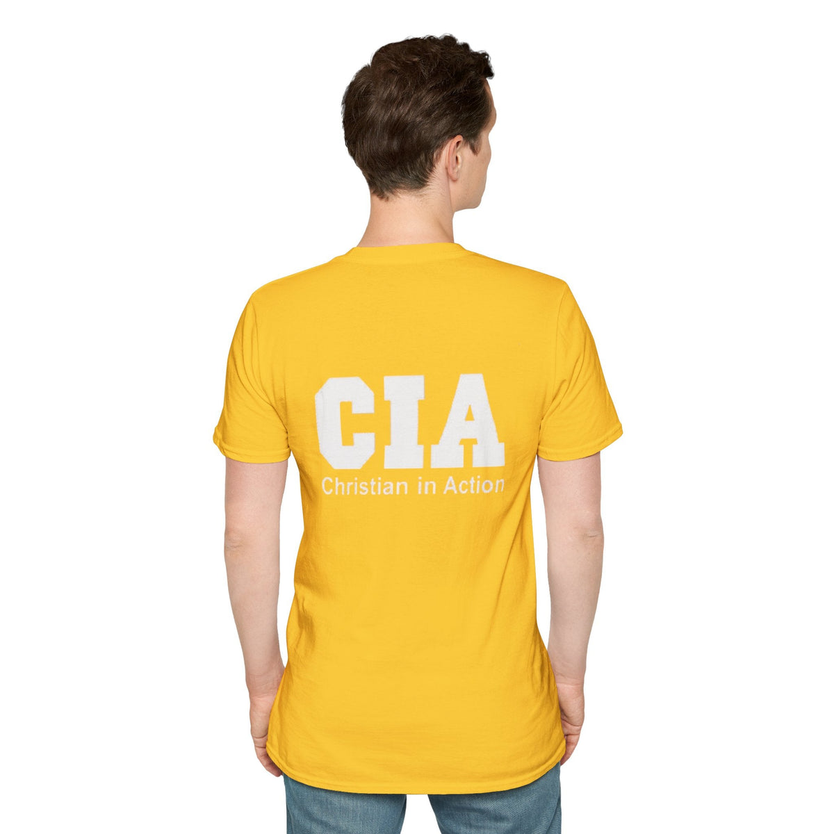CIA Christian in Action T-shirt - Funny Faith Parody T-shirt - Mission Ready Apparel Printify