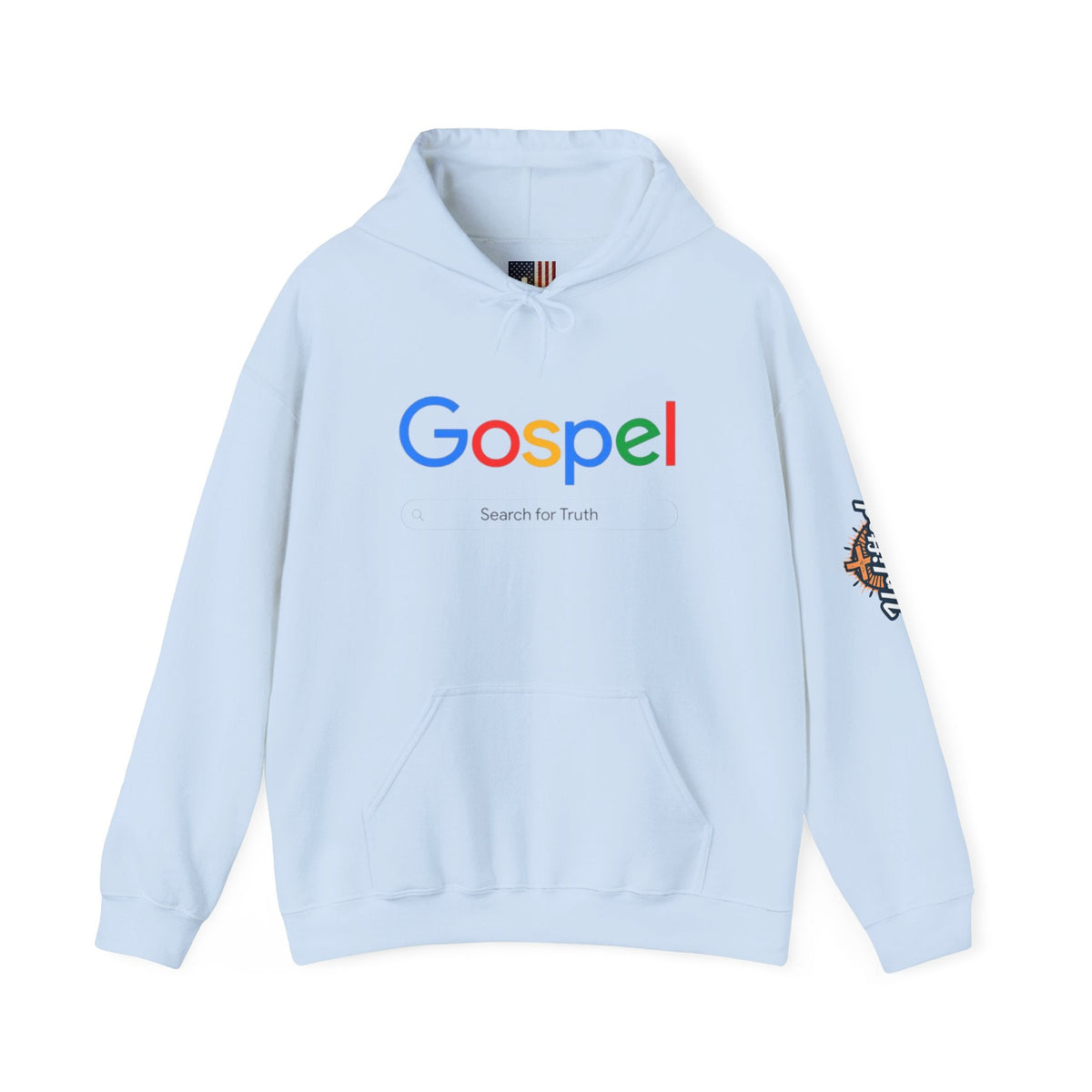 Gospel Hoodie — "Search for Truth" Christian Faith Pullover Printify