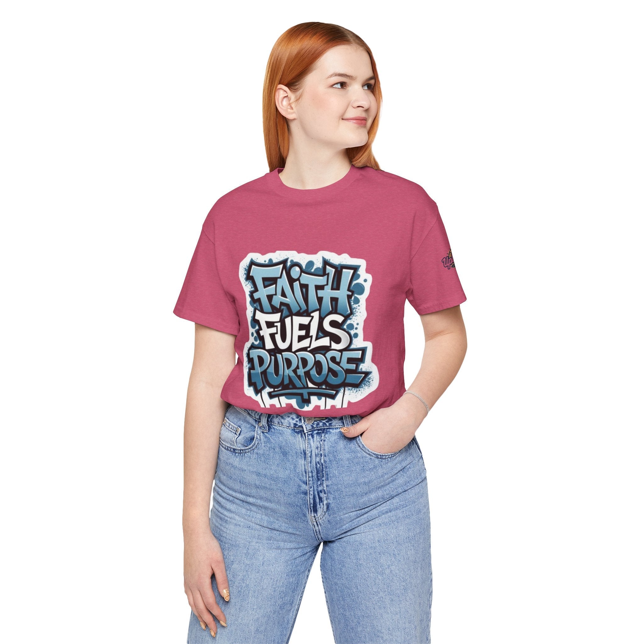 Faith Fuels Purpose T-shirt – Inspirational Christian T-shirt for Divine Drive & Unstoppable Belief Printify