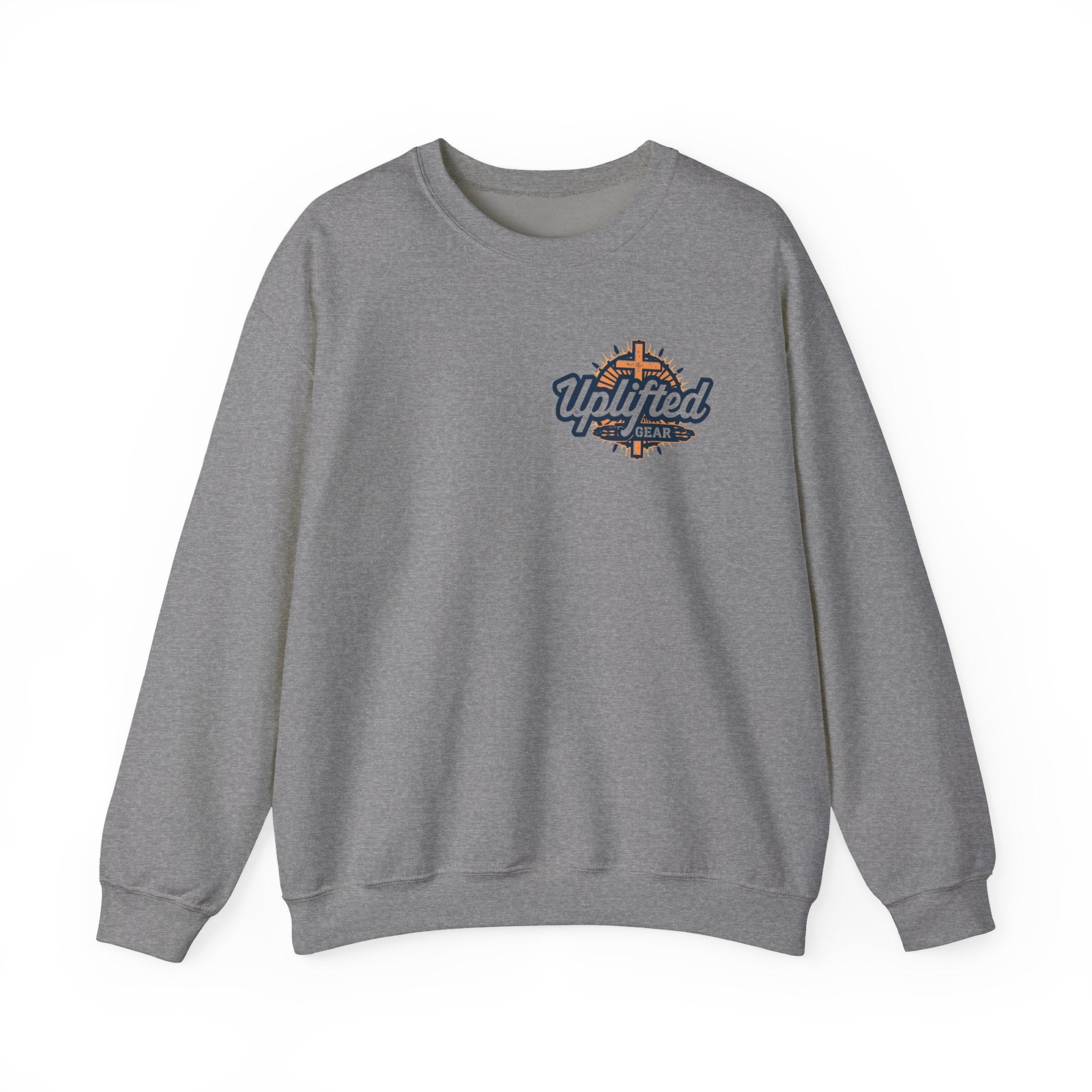 Bible Verse Unisex Heavy Blend™ Crewneck Sweatshirt - Isaiah 41 : 10 Printify