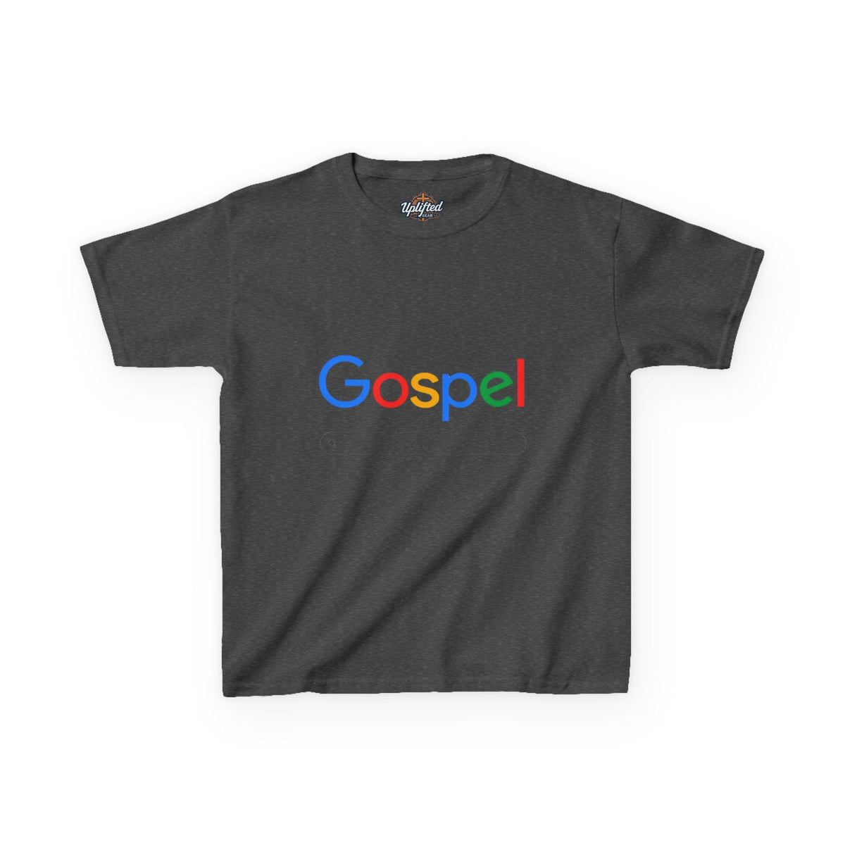 Kids Tee — "Gospel" Colorful Search-Style Logo Printify