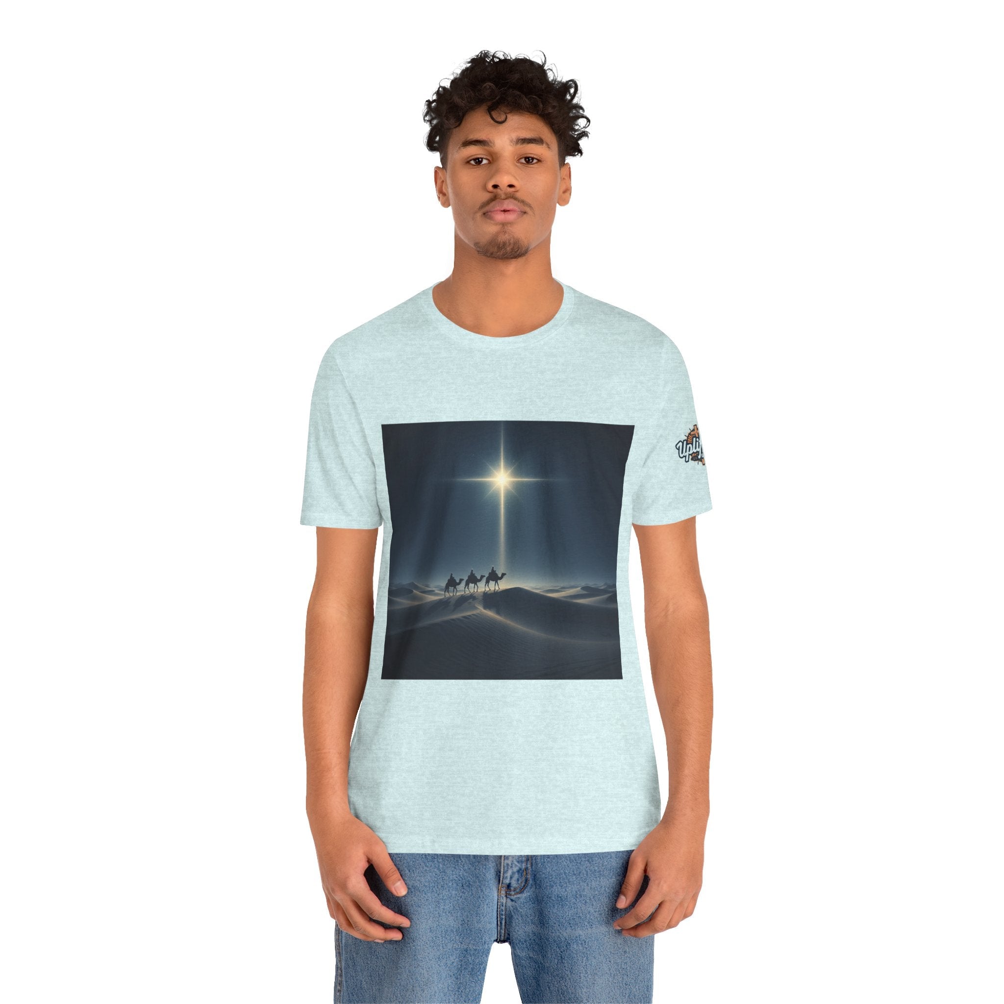 3 Wise Men T-shirt – Magi Camels Nativity Journey Christian Christmas T-shirt for Epiphany Faith & Holy Night Printify