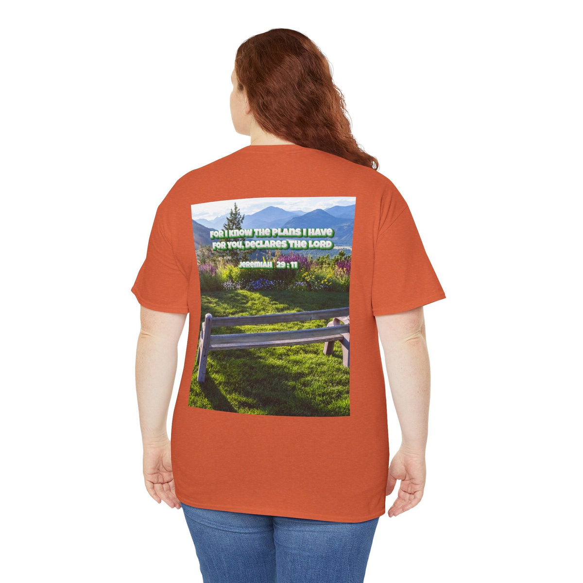 Bible Verse Unisex Tee -  Jeremiah 29 : 11 Printify