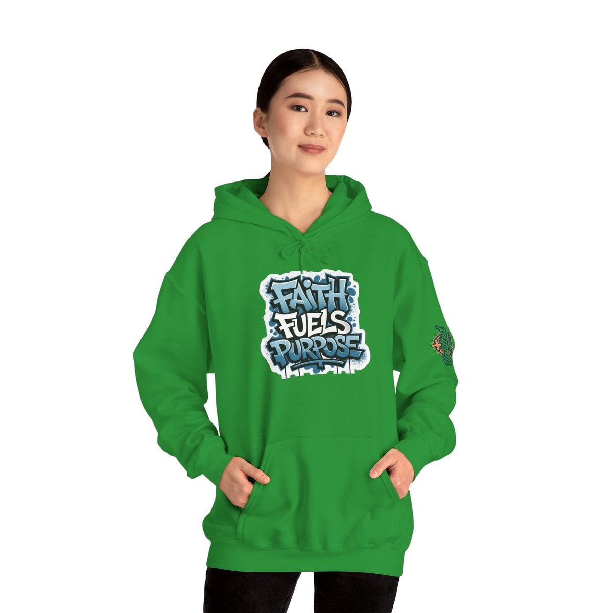 Faith Fuels Purpose Hoodie – Inspirational Christian Sweatshirt for Divine Drive & Unstoppable Belief Printify