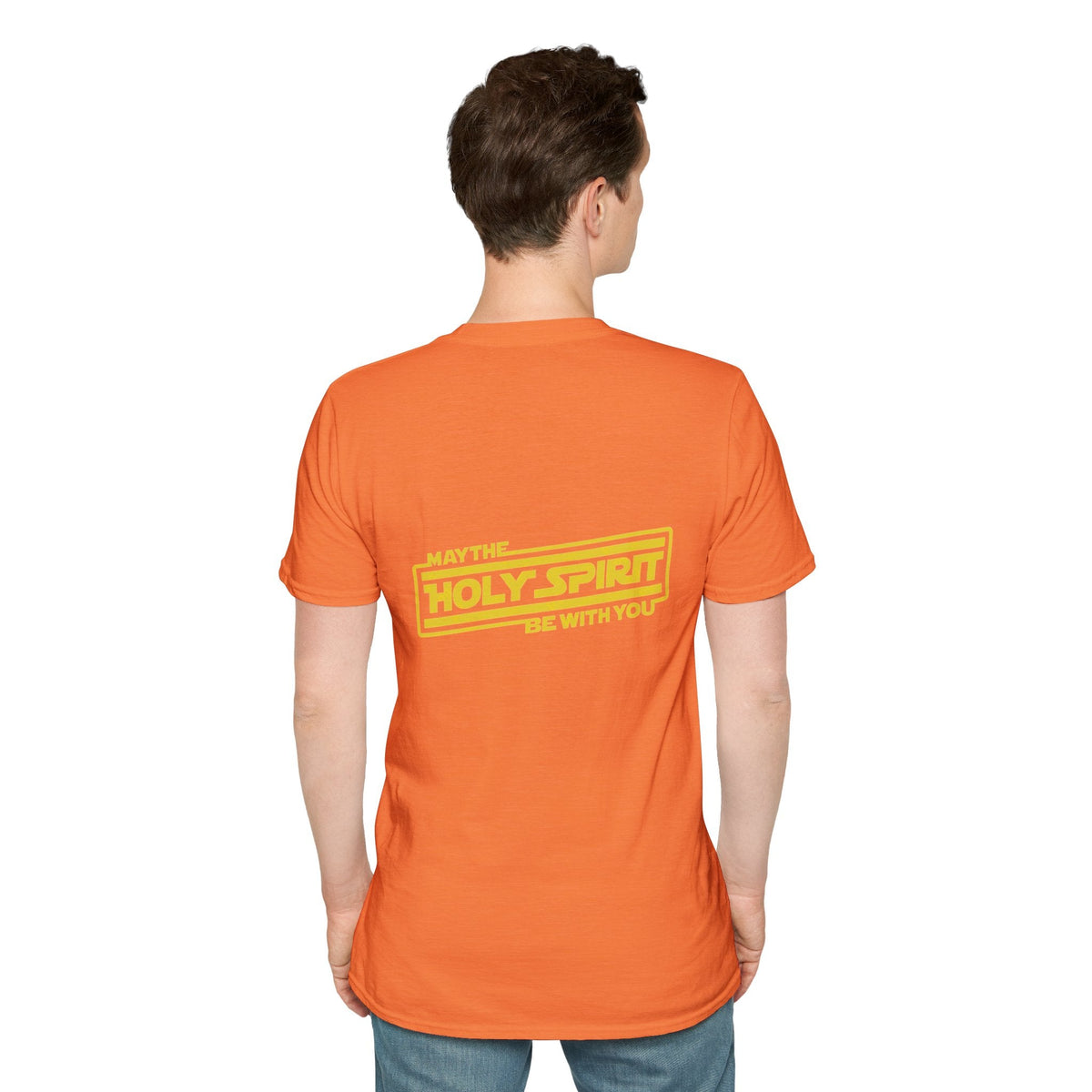 May the Holy Spirit Be With You T-shirt - Christian Star Wars Parody T-shirt Printify