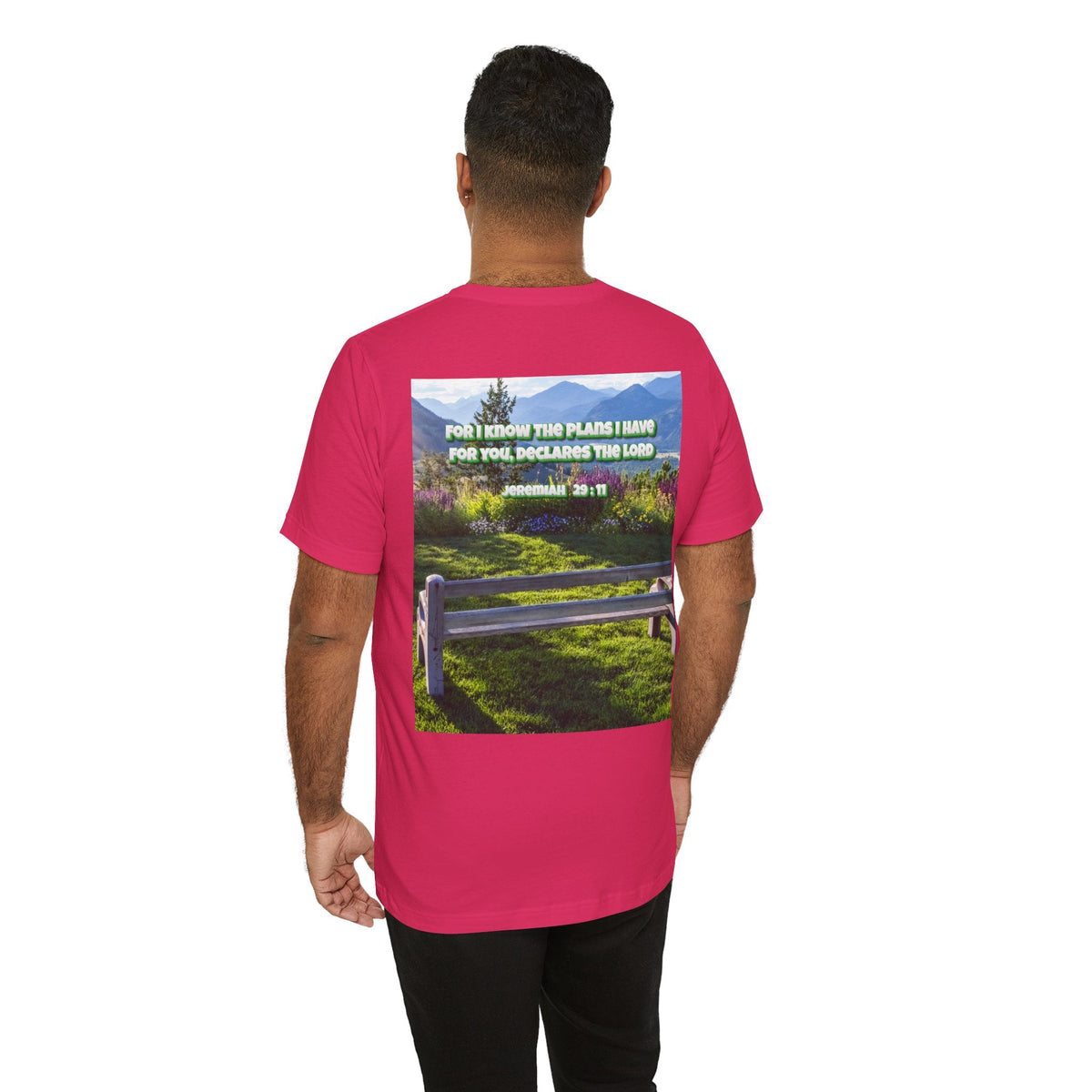 Bible Verse Unisex Tee - Jeremiah 29 : 11 Printify