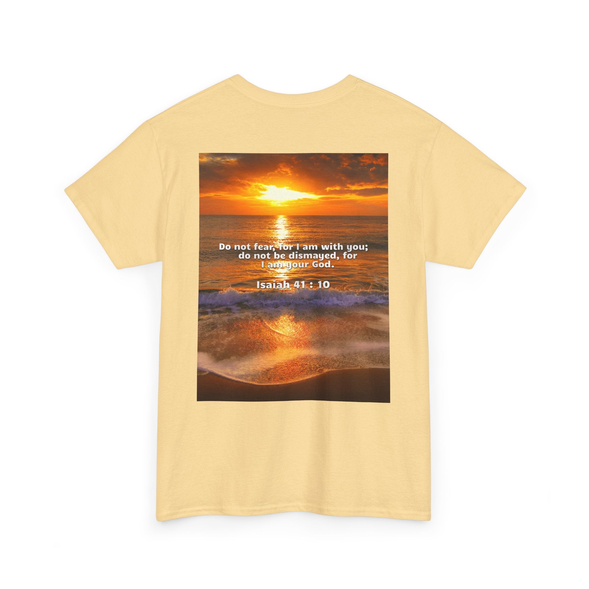 Bible Verse Unisex Tee -  Isaiah 41 : 10 Printify