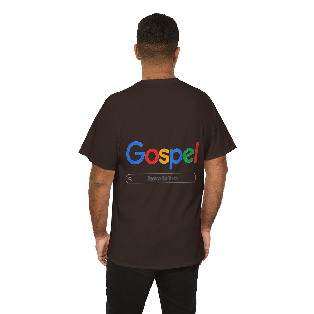 Gospel Graphic Tee — "Gospel" Colorful Logo Christian T-Shirt Printify