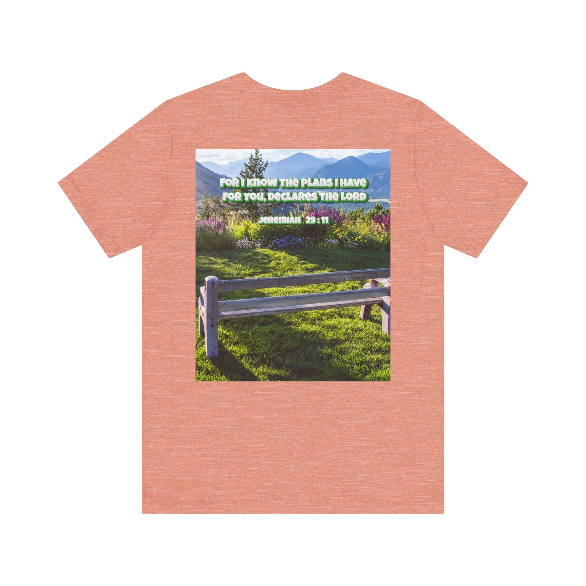 Bible Verse Unisex Tee - Jeremiah 29 : 11 Printify