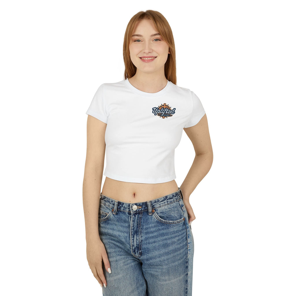 Women's Baby Tee - Isaiah 41:10 Bible Verse Religious Design Printify