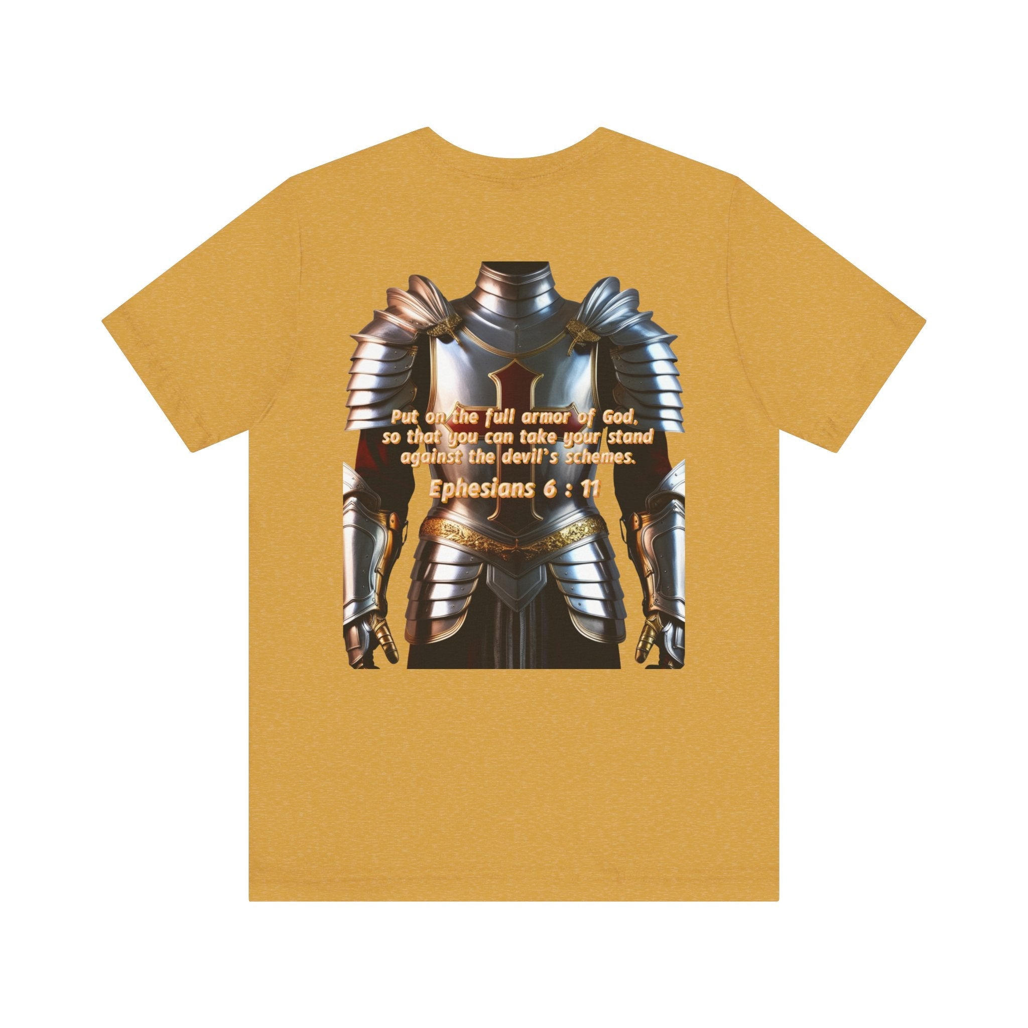 Religious Graphic Armor Of God Design - Unisex Jersey Short Sleeve Tee Printify
